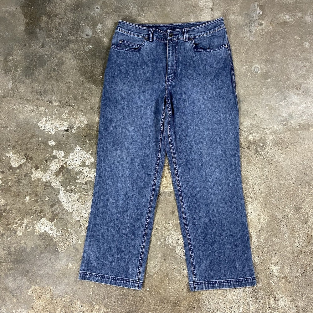 Duluth Trading Jeans Women's Size 10x29‎ Blue Denim Medium Wash Work Wear